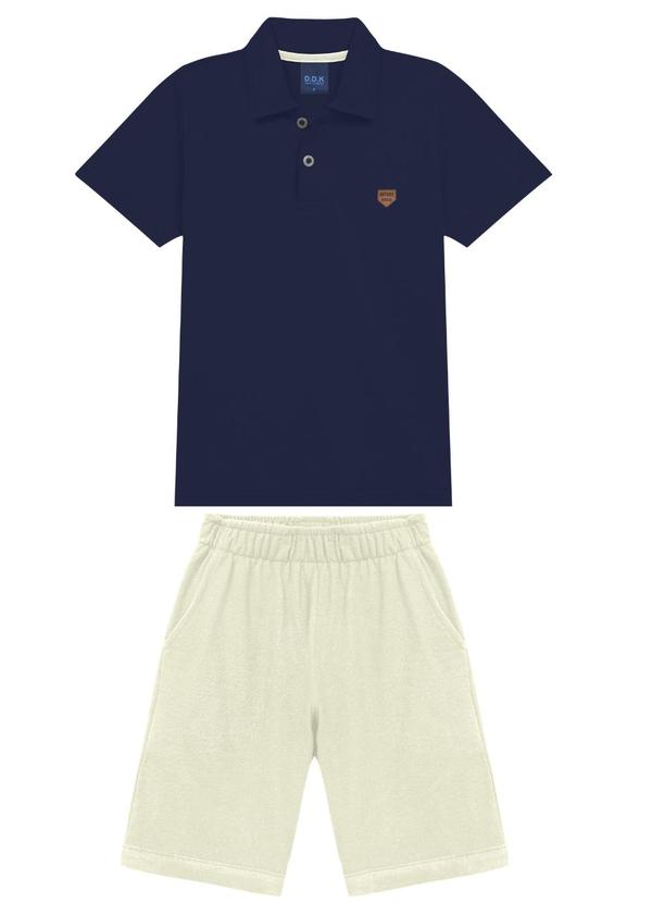Conjunto Camisa Polo Nature Club e Bermuda Azul