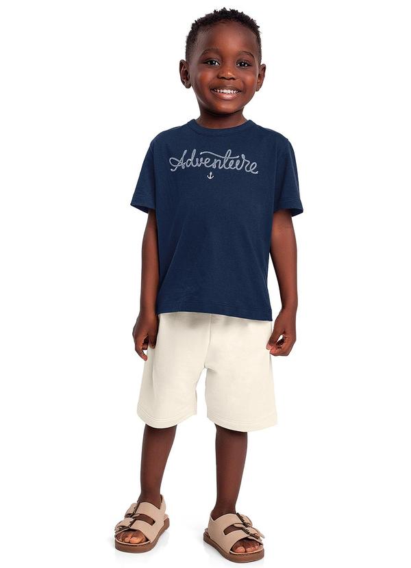 Conjunto Camiseta/Bermuda Azul