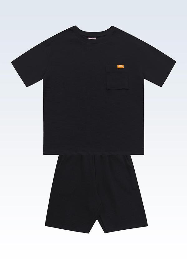 Conjunto Camiseta/Bermuda Preto