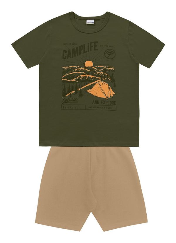 Conjunto Camiseta/Bermuda Verde