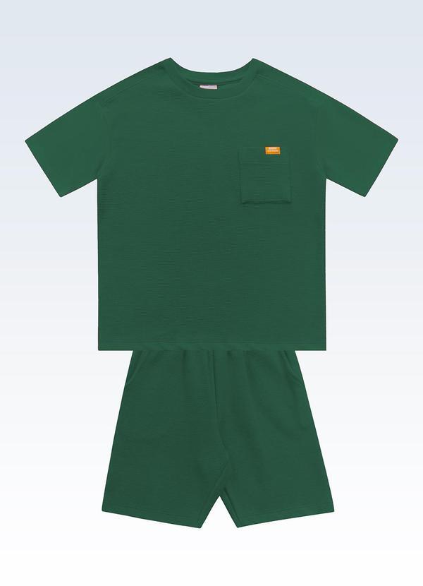 Conjunto Camiseta/Bermuda Verde
