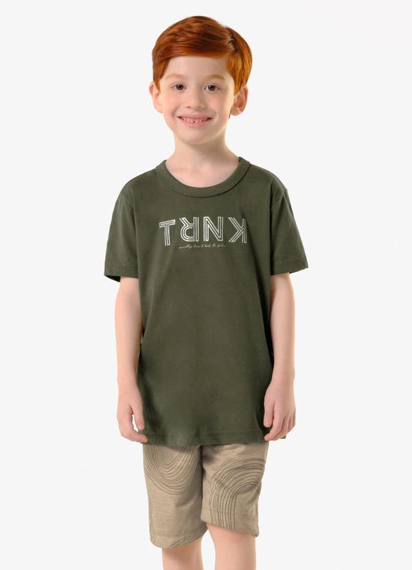 Conjunto Camiseta com Bermuda Verde