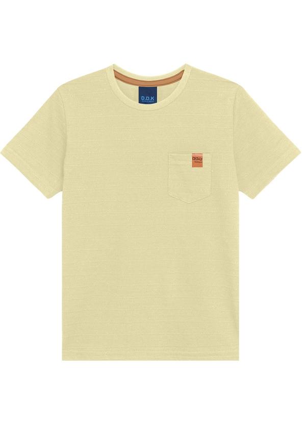 Conjunto Camiseta com Bolso e Bermuda Marrom