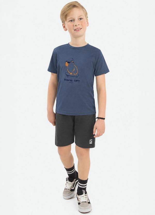 Conjunto Camiseta e Bermuda Azul