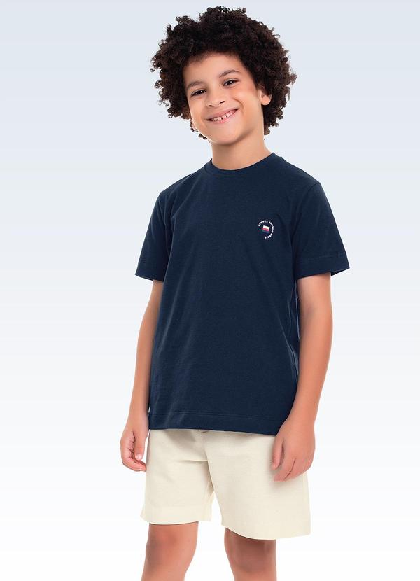 Conjunto Camiseta e Bermuda Azul