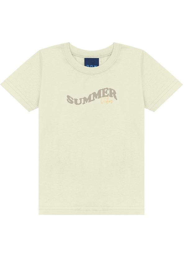 Conjunto Camiseta e Bermuda Rotativa Bege