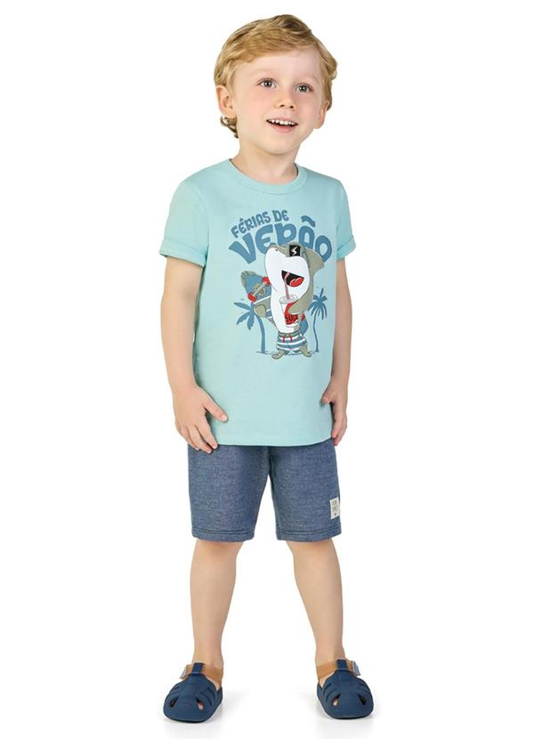 Conjunto Camiseta e Bermuda Verde