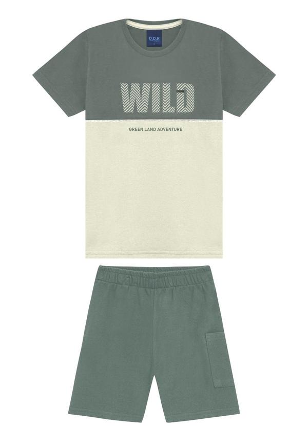 Conjunto Camiseta e Bermuda Verde