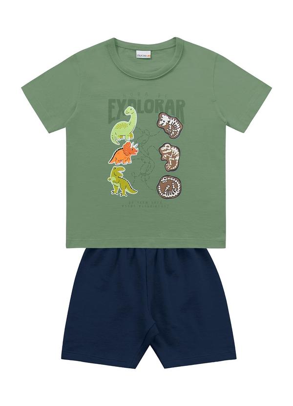 Conjunto Camiseta e Bermuda Verde