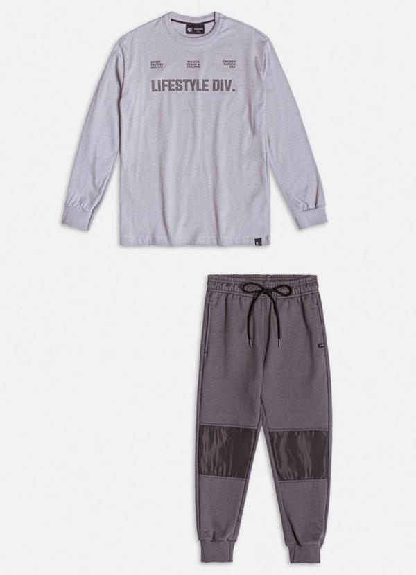 Conjunto Cinza Lifestyle Cinza