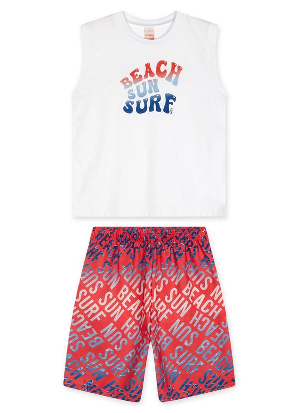 Conjunto Curto Infantil Branco