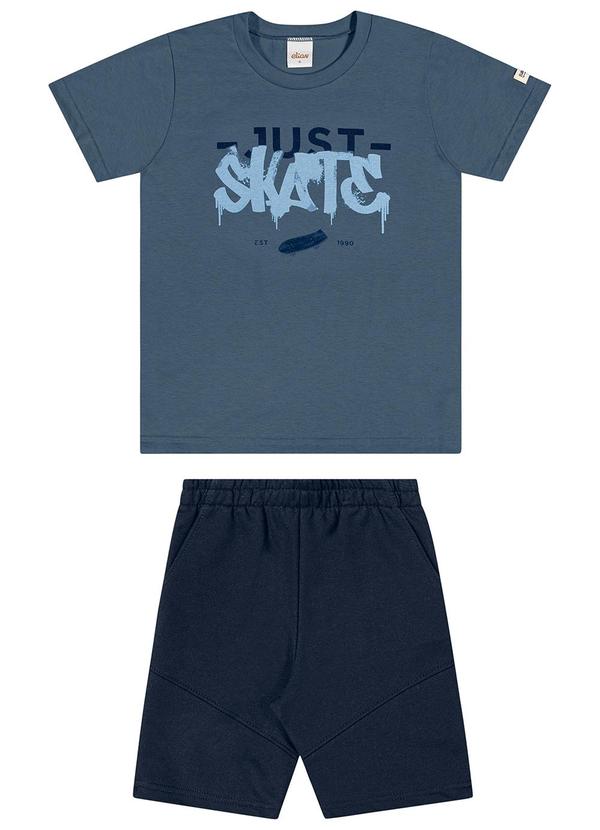 Conjunto Curto Infantil Menino Urban Azul