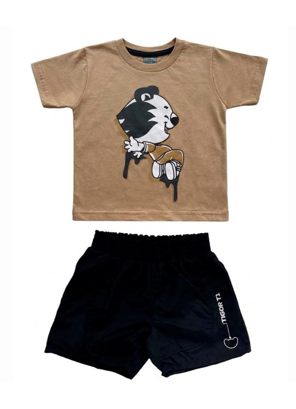 Conjunto Curto Marrom