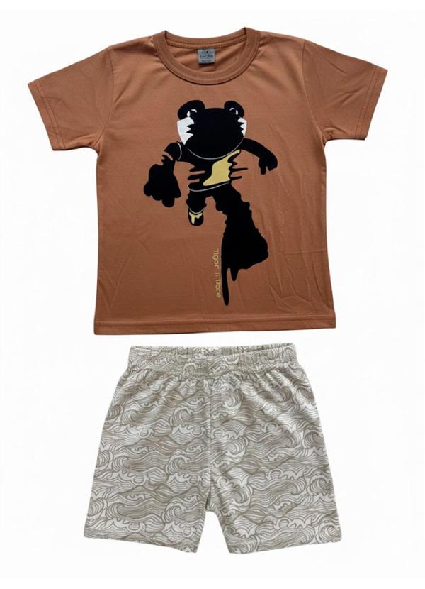 Conjunto Curto Marrom