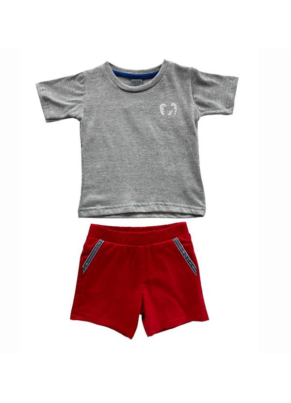 Conjunto Curto Vermelho