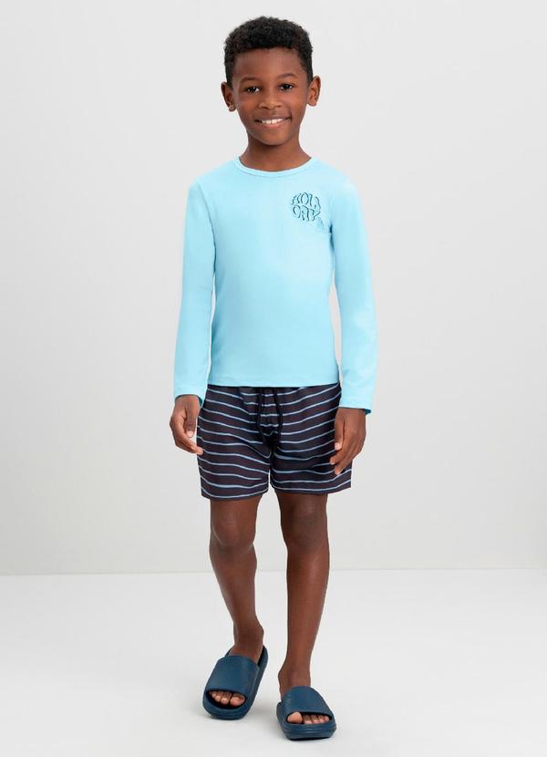 Conjunto de Praia Infantil Quimby Azul