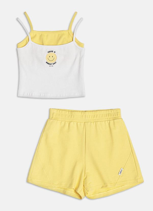 Conjunto de Ribana Amarelo