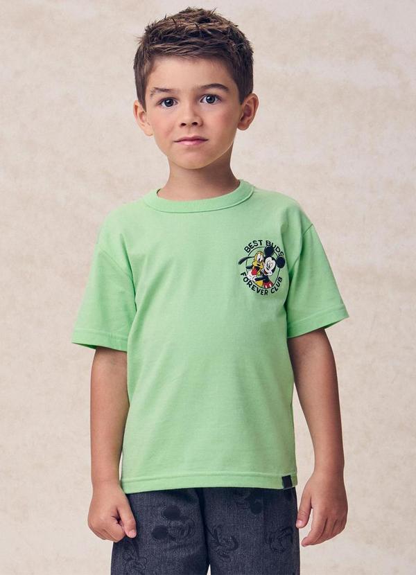 Conjunto do Mickey e Pluto Verde