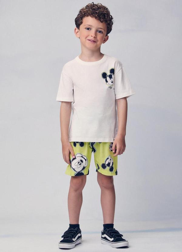 Vista 2 Conjunto do Mickey Mouse Verde Youccie Youccie