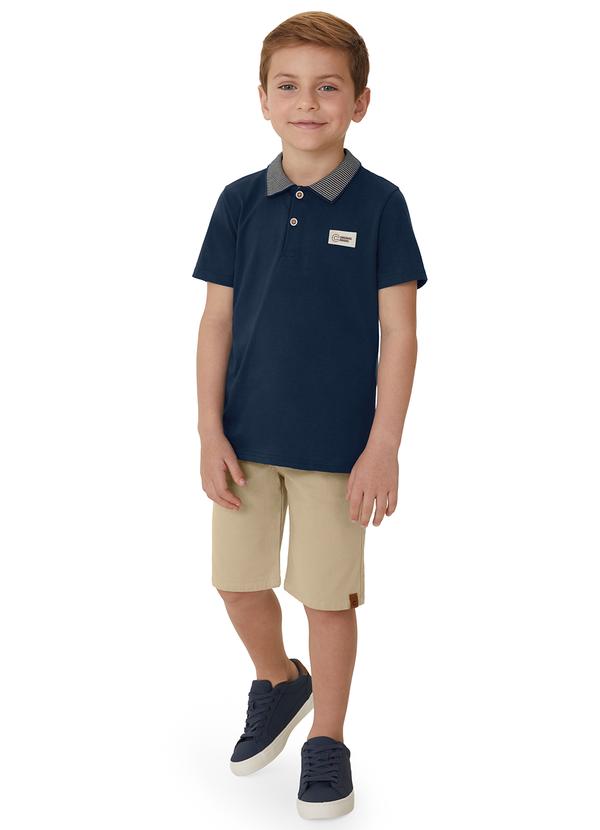 Conjunto em Algodão Pima Azul