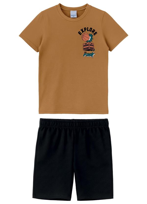 Conjunto Explore Radical com Moletinho Caramelo