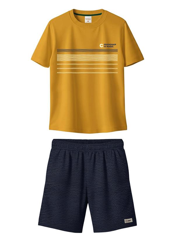 Conjunto Friendship Is Magic Amarelo Mostarda