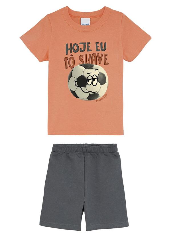 Conjunto Hoje Eu Tô Suave Laranja