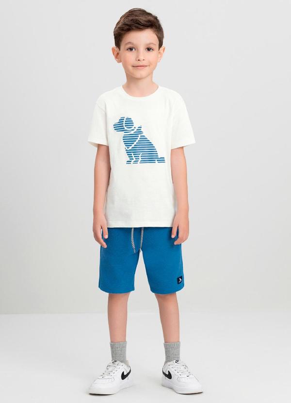 Conjunto Infantil 3d Dog Quimby Branco