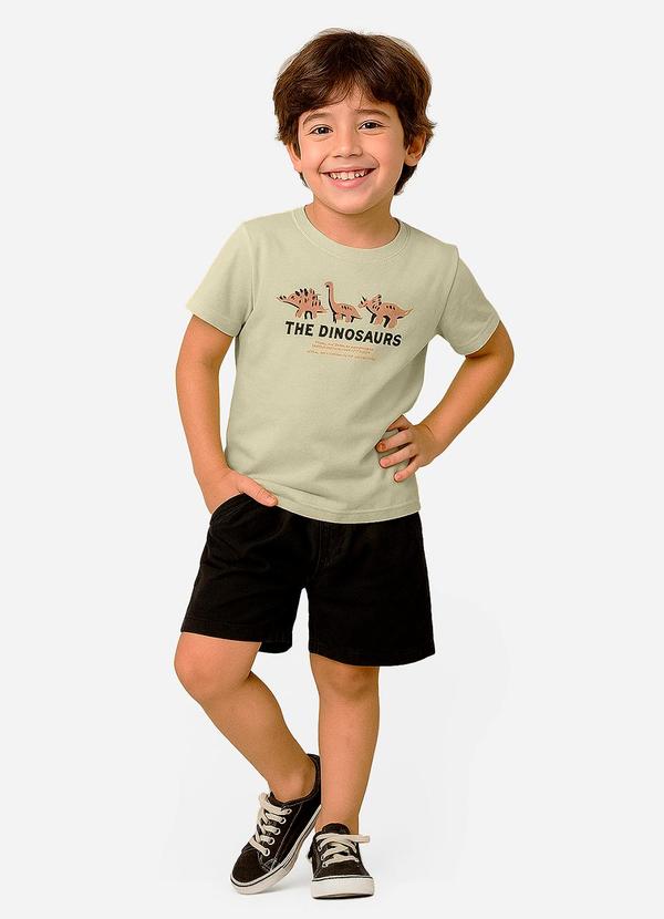 Vista 2 Conjunto Infantil Camiseta com Bermuda Verde Select Select