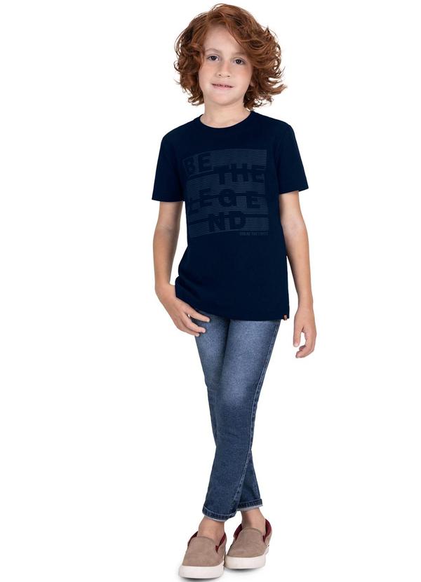 Conjunto Infantil Camiseta com Calça Azul