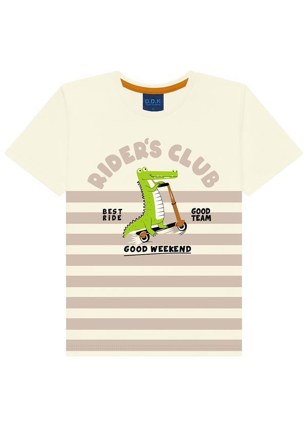 Conjunto Infantil Camiseta e Bermuda Branco
