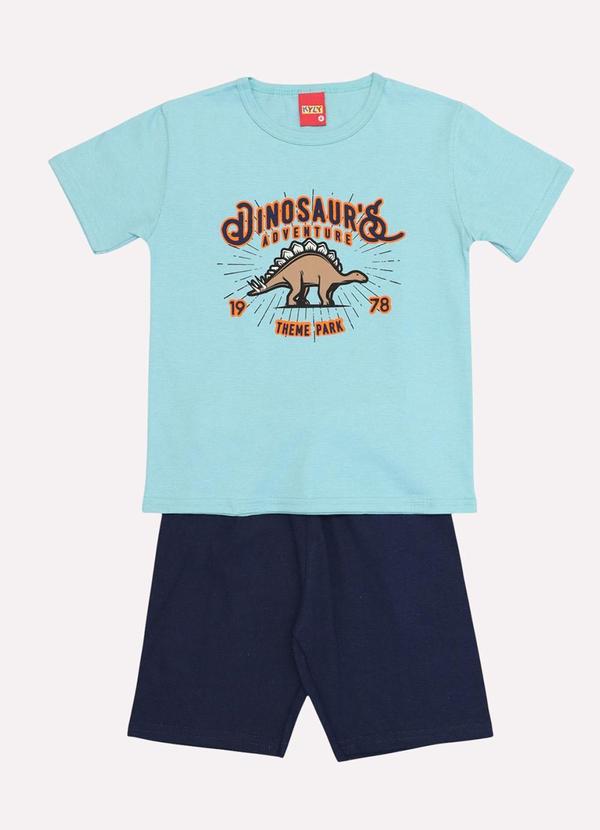 Vista 2 Conjunto Infantil Dinossauro Verde