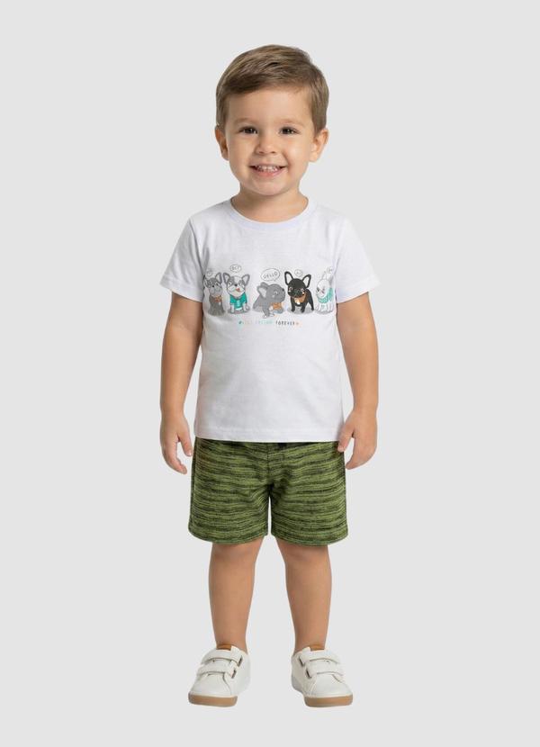 Vista 2 Conjunto Infantil Dogs Preto Turminha Turminha