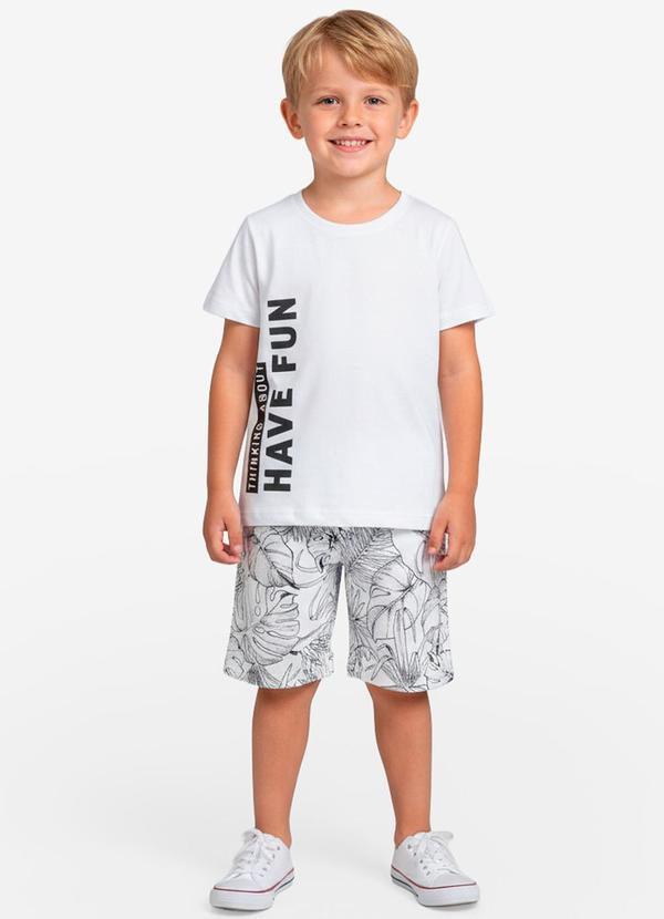 Conjunto Infantil Masculino Bege