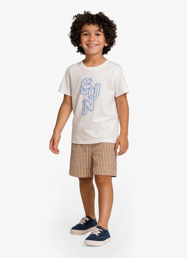 Conjunto Infantil Masculino Kids Bege