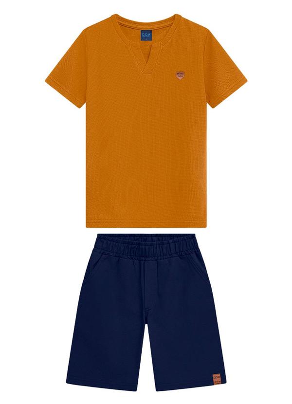 Vista 2 Conjunto Infantil Menino Amarelo Ddk Ddk