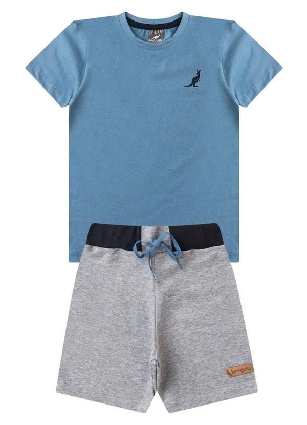 Conjunto Infantil Menino Básico Kangulu Azul