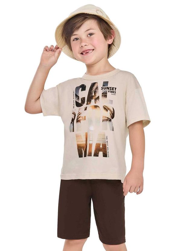 Conjunto Infantil Menino California Bege