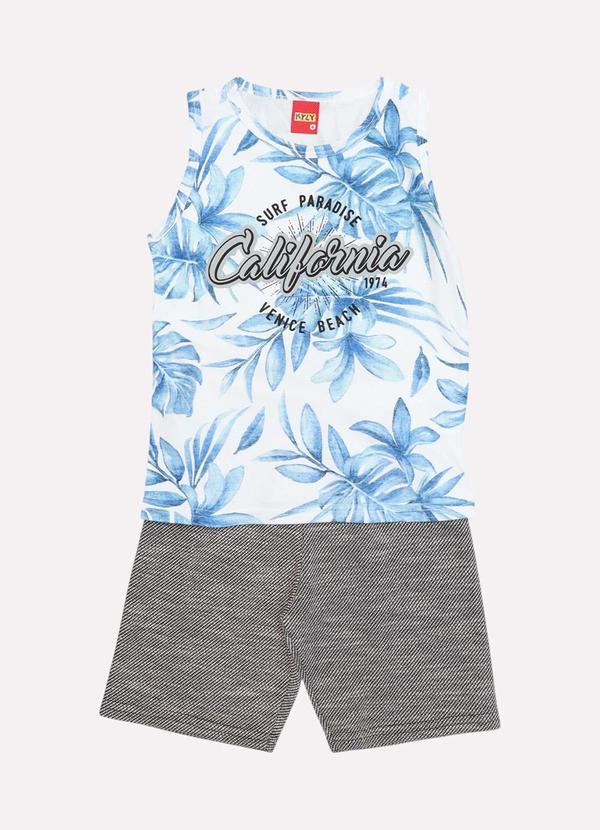 Conjunto Infantil Menino Califórnia Branco