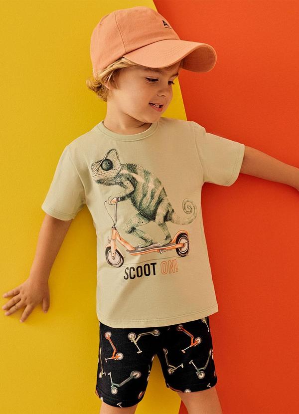 Conjunto Infantil Menino Camaleão Verde