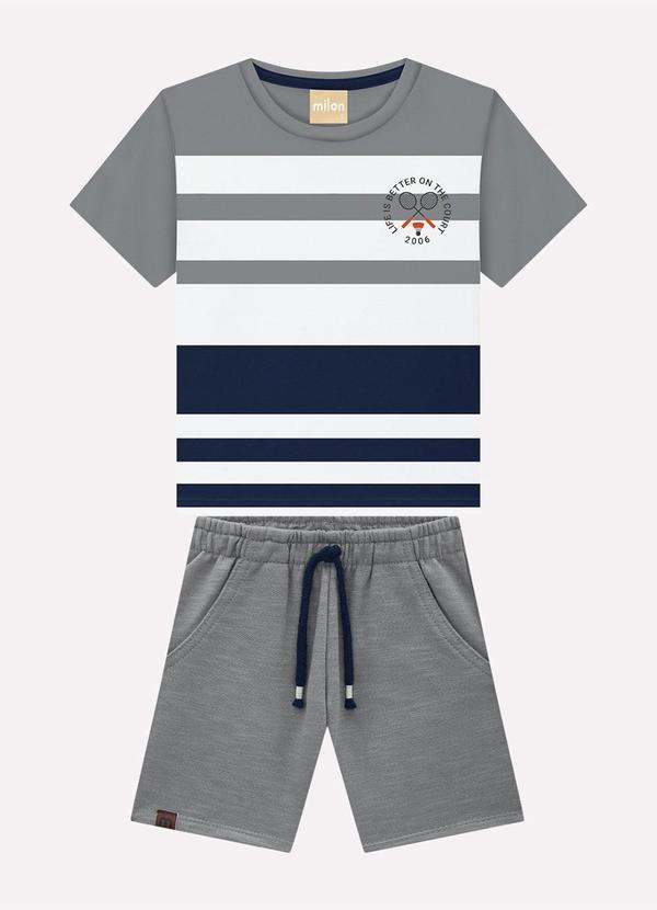 Conjunto Infantil Menino em Algodão Branco