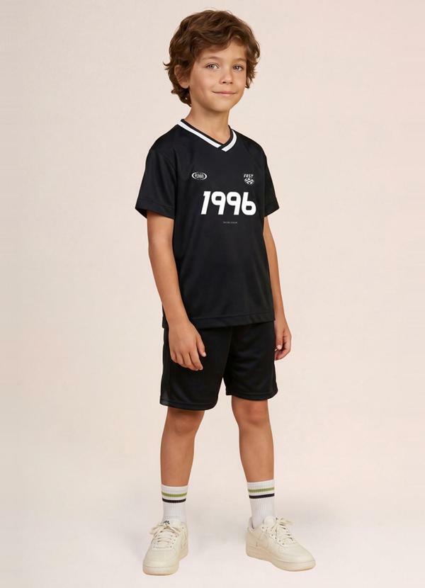 Conjunto Infantil Menino em Malha Preto