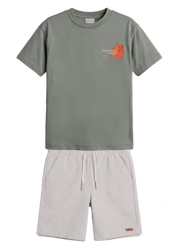 Conjunto Infantil Menino em Meia Malha Verde