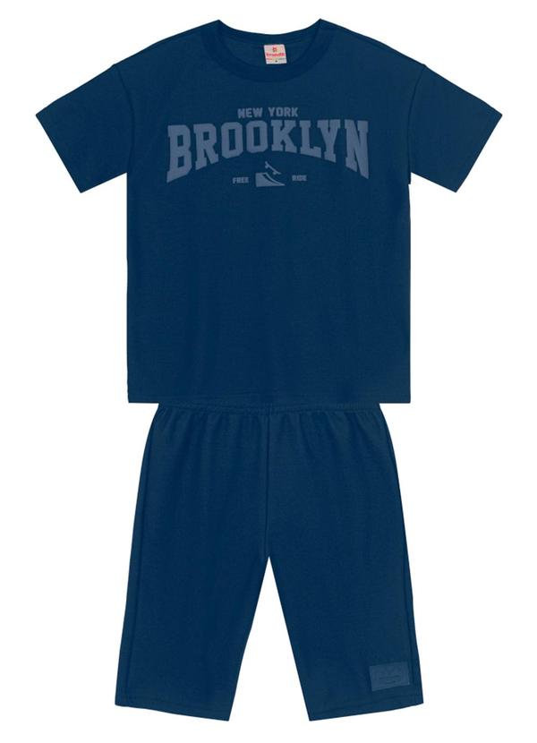 Vista 2 Conjunto Infantil Menino em Relevo Azul Brandili Brandili