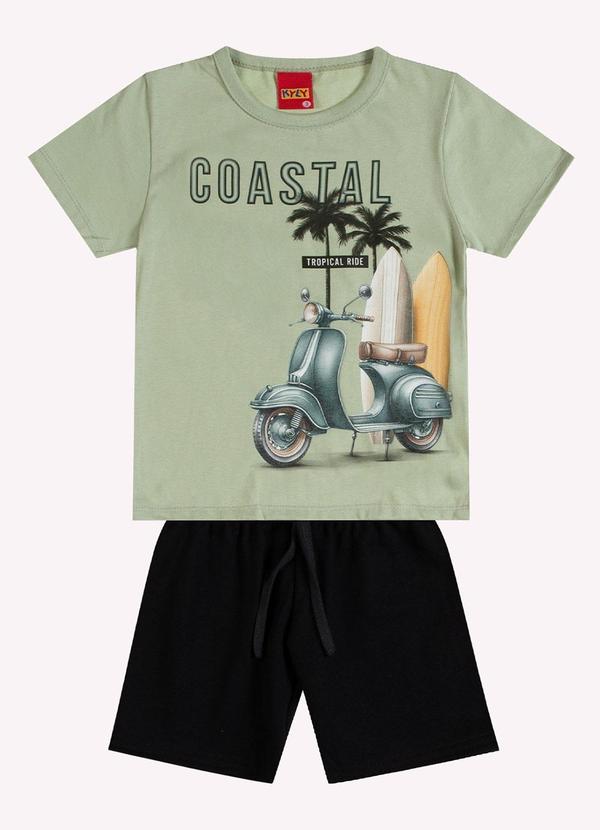 Conjunto Infantil Menino Estampa Verde