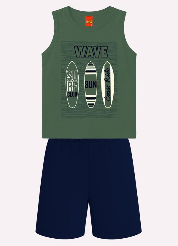Conjunto Infantil Menino Estampa Verde