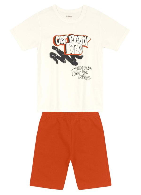 Conjunto Infantil Menino Estampado Natural