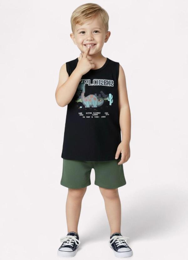Conjunto Infantil Menino Explorer Verde