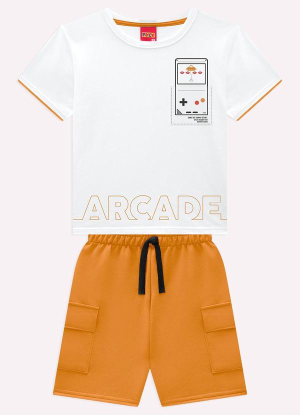 Conjunto Infantil Menino Game Branco