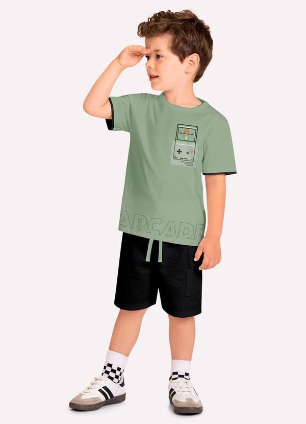 Conjunto Infantil Menino Game Verde